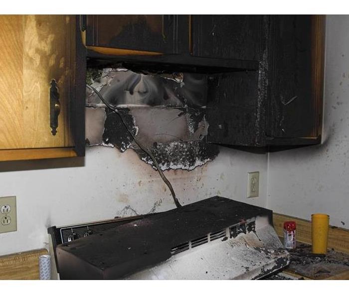 kitchen after a fire